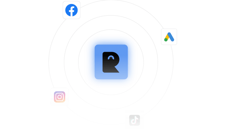 Raddivus generating variations across Meta and Google placements